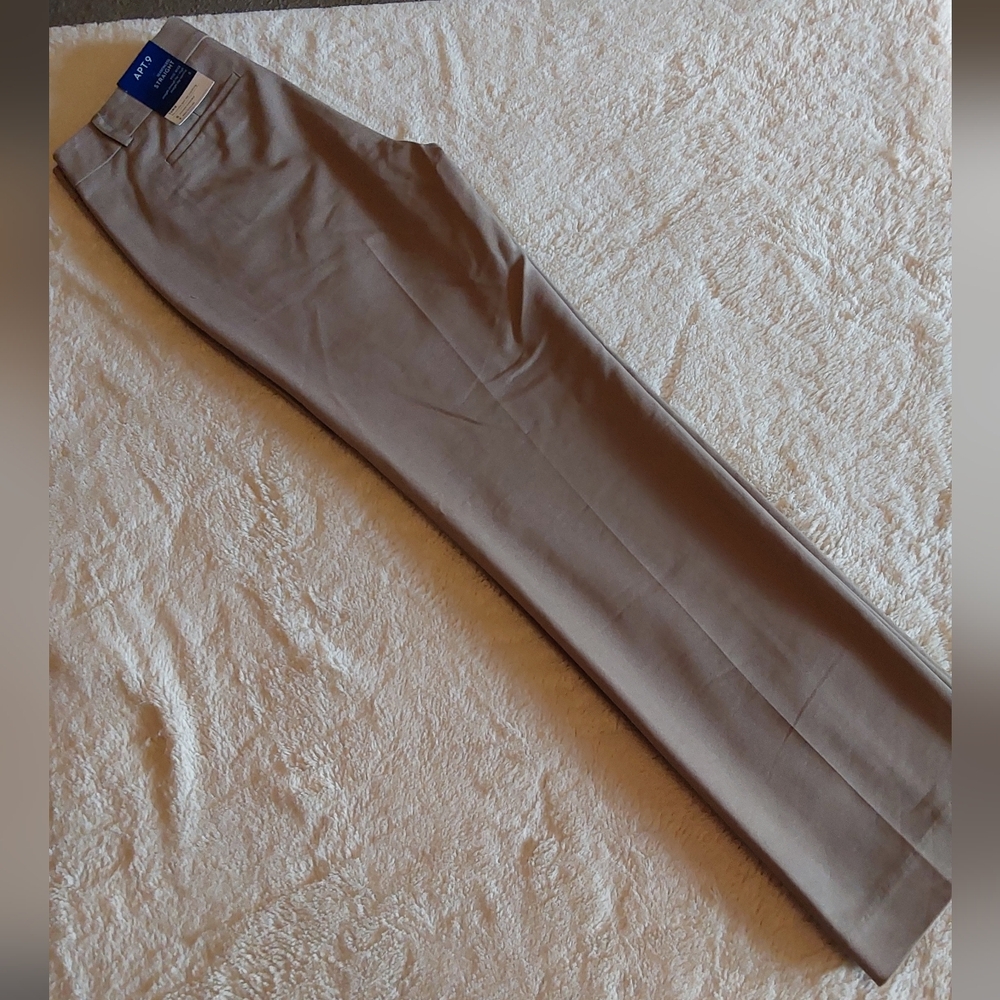 🌺 NWT Apt. 9 "Torie" Seasonless Straight Mid-Rise Pants - Picture 3 of 11